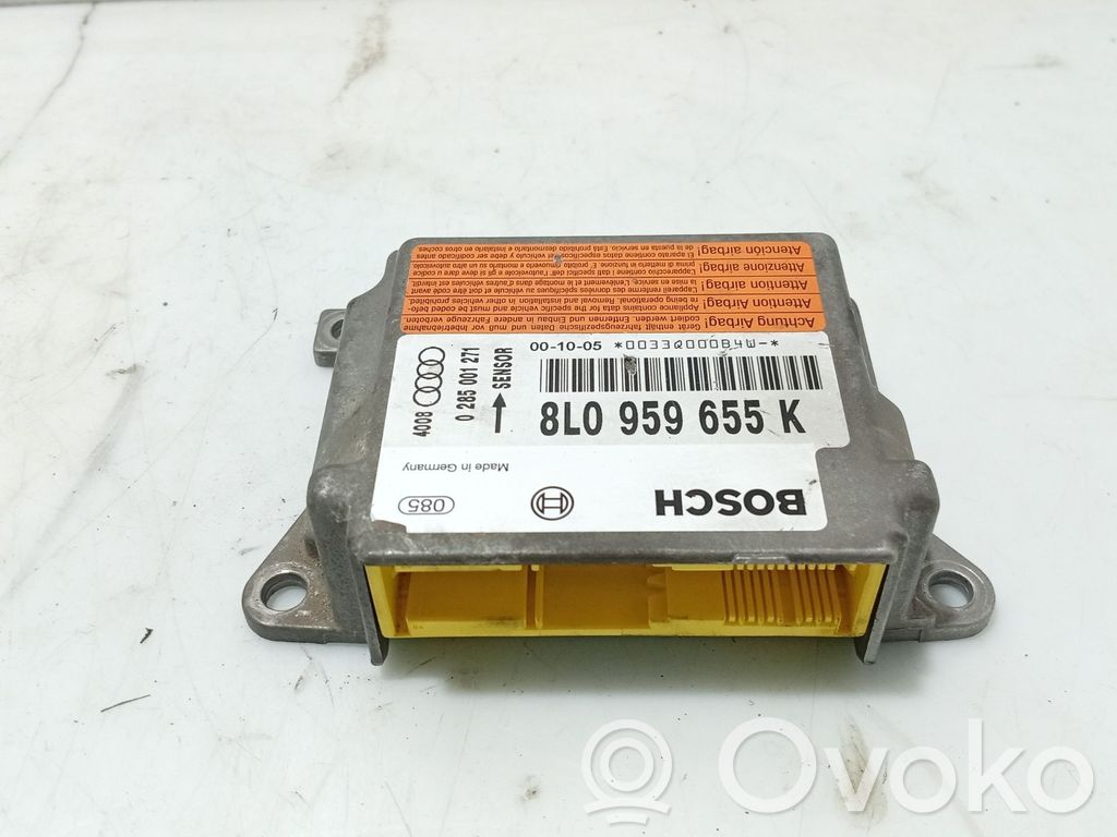 Sterownik / Moduł Airbag   8J0959655K,0285001271