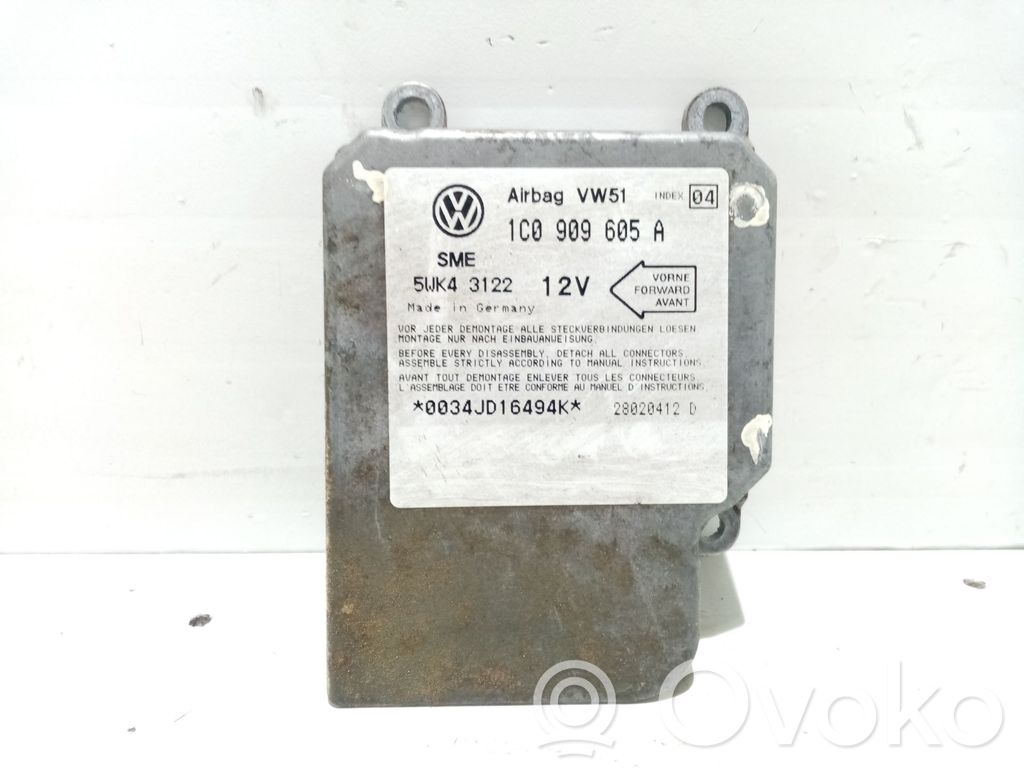 Module de contrôle airbag   1C0909605A