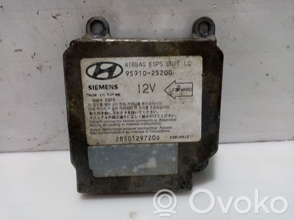 Hyundai Accent Airbag control unit/module 