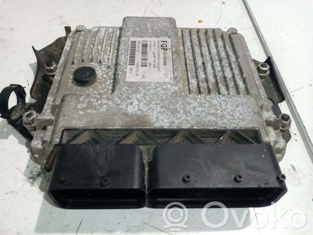 Unidad de control/módulo del motor   55190069,7160002304