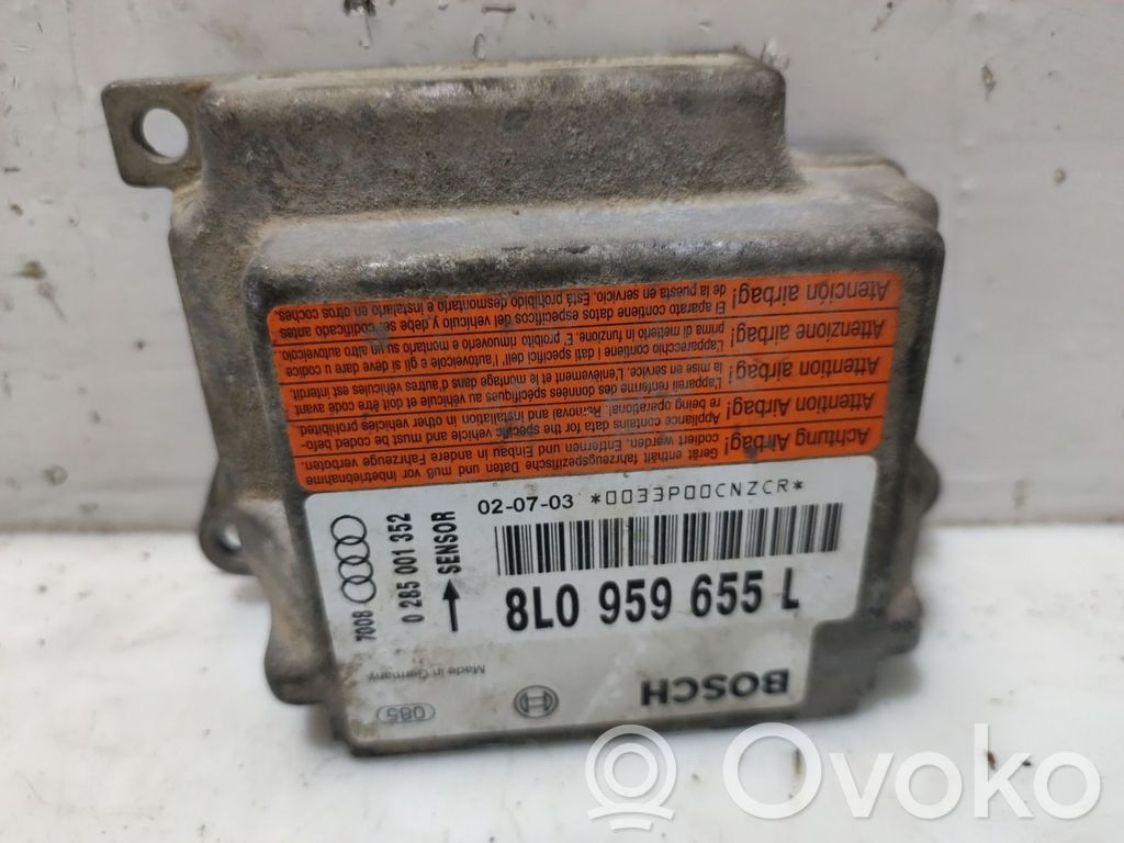 Unidad de control/módulo del Airbag   8L095955L,0285001352