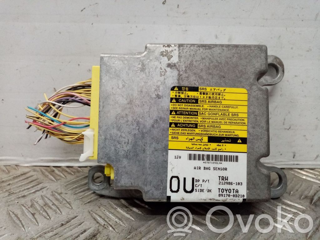 Toyota Yaris Unitate/modul de comandă airbaguri