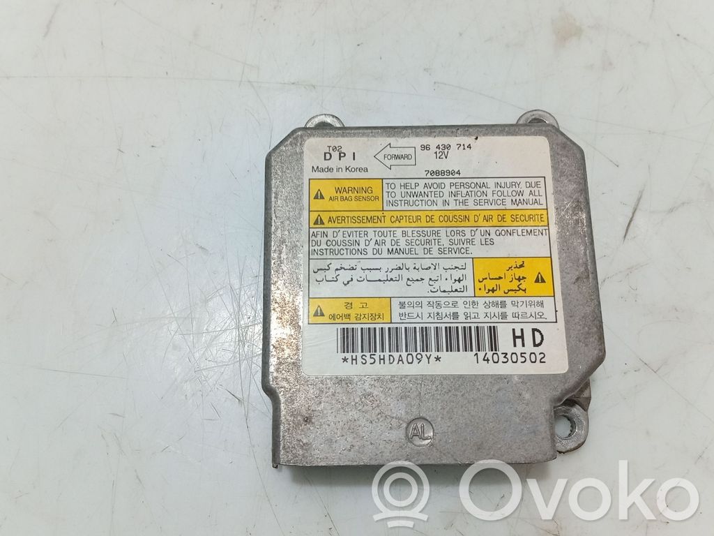 Chevrolet Aveo Airbag control unit/module 
