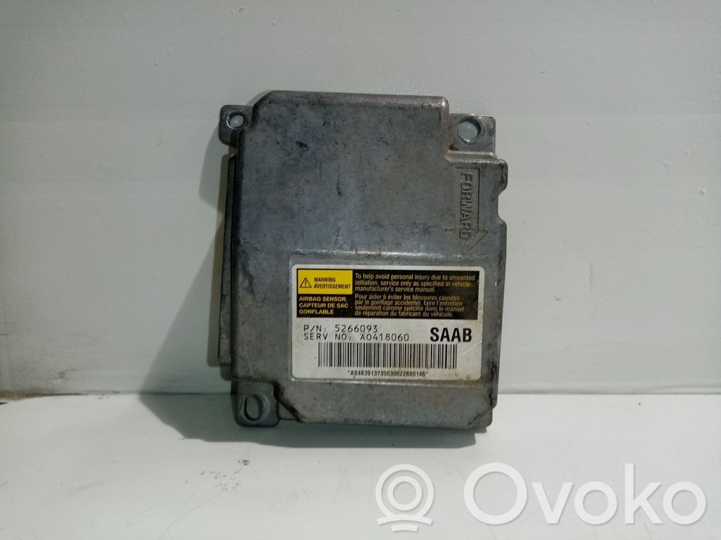 Saab 9-5 Unitate/modul de comandă airbaguri 