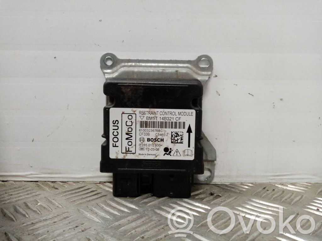 Sterownik / Moduł Airbag   BM5T14B321CF,6100323675BC,0285010930