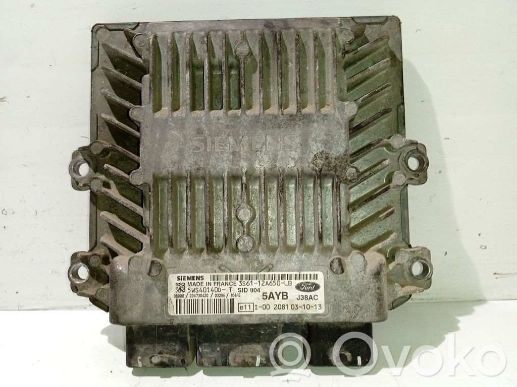 Engine control unit/module   3S6112A650LB,5AYBJ38AC,5WS40140D
