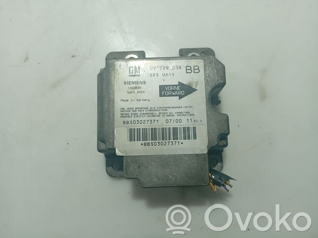 Opel Corsa B Airbag control unit/module 