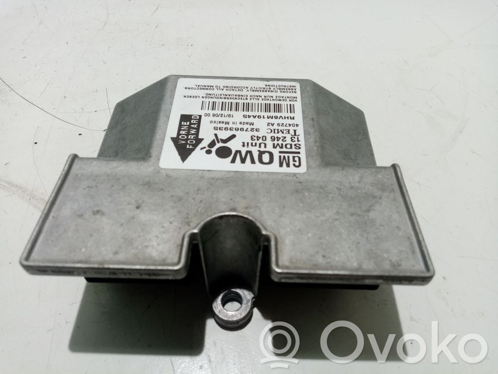 Opel Astra G Unitate/modul de comandă airbaguri 