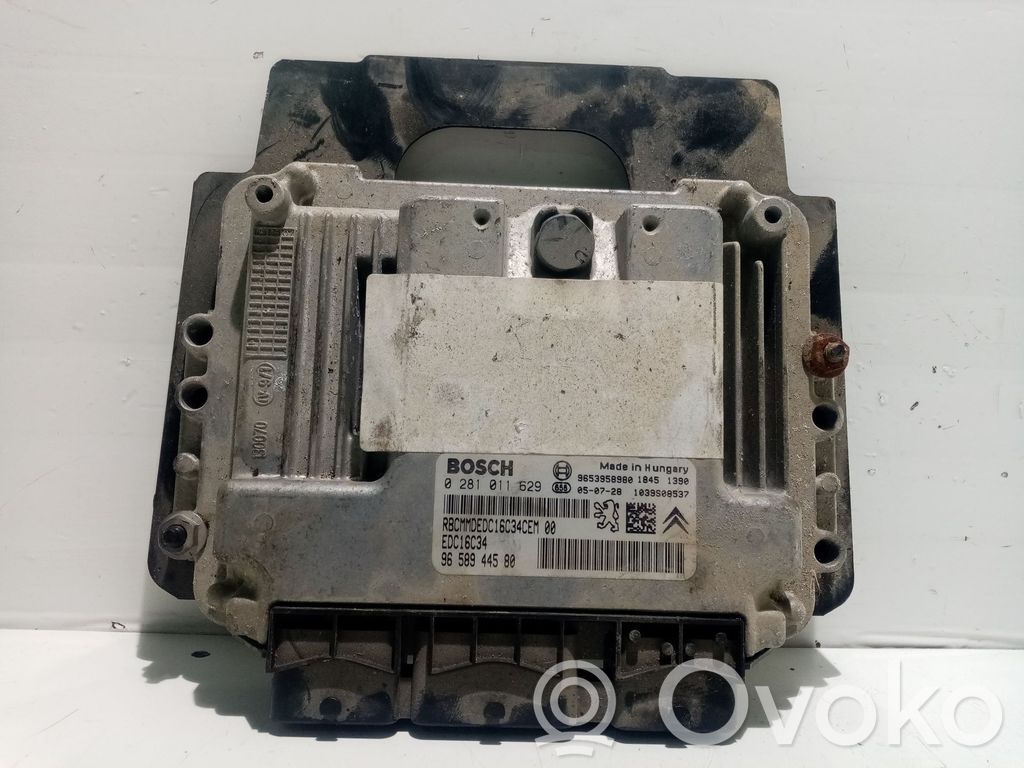 Unidad de control/módulo del motor   9658944580,EDC16C34,9658944580