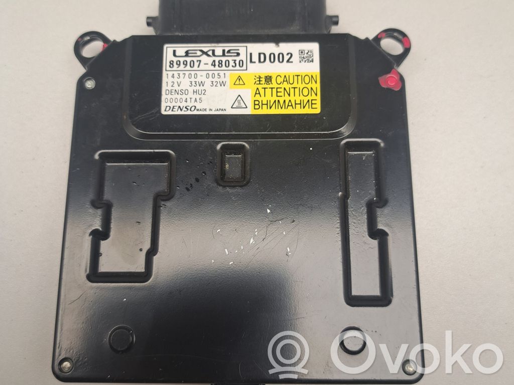 Lexus RX 450H Headlight ballast module Xenon 