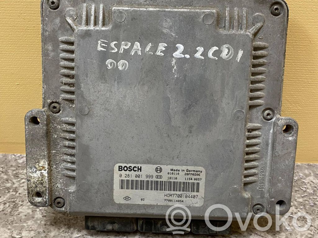 Renault Espace -  Grand espace IV Engine control unit/module 