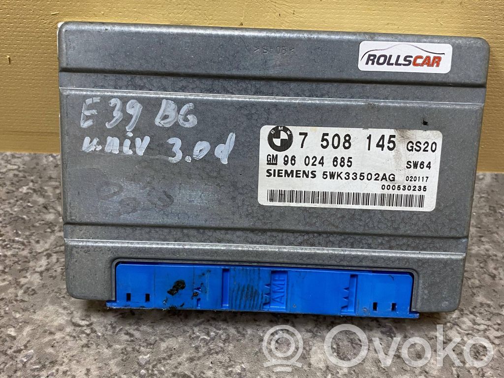 Gearbox control unit/module   96024685,5WK33502AG,7508145