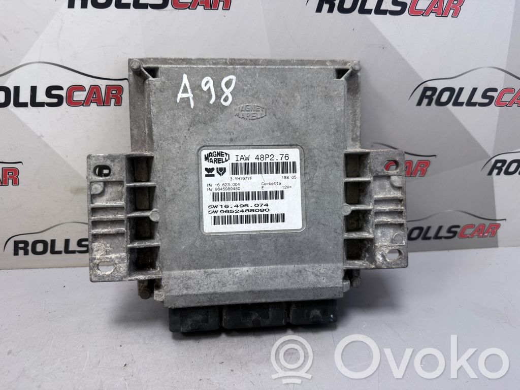 Engine control unit/module   9645989480,IAW48P276,16495074