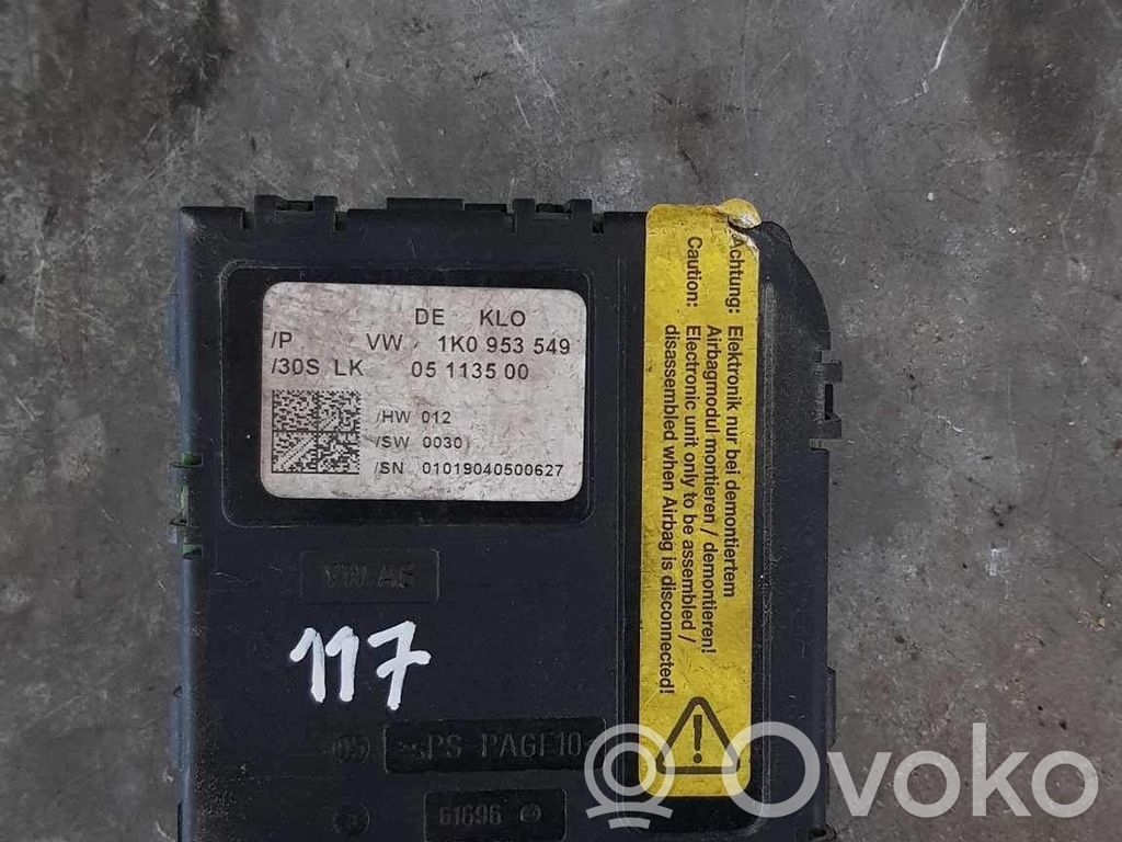 Sensor de ángulo de dirección   1K0953549,05113500,1K0953549A
