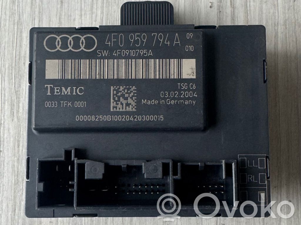 Door control unit/module   4F0959794A,03022004,4F0910795A