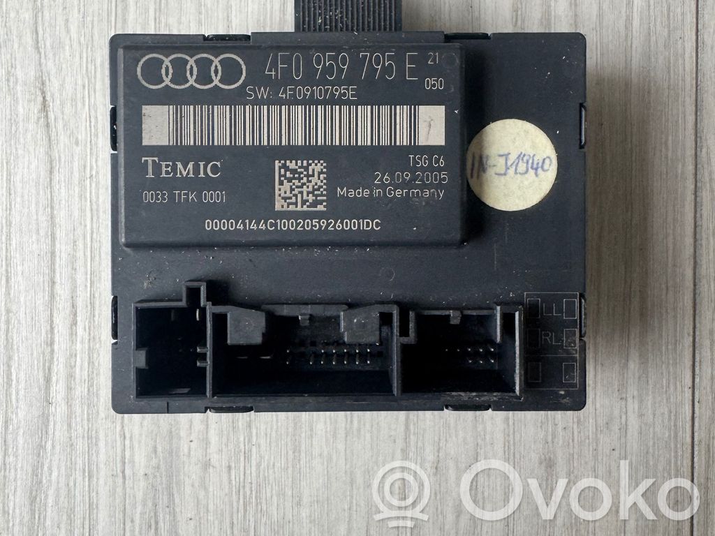 Door control unit/module   4F0959795E,26092005,4F0910795E