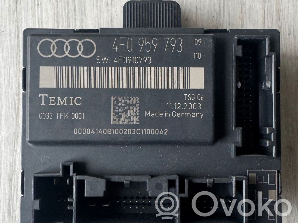 Audi A6 S6 C6 4F Türsteuergerät 