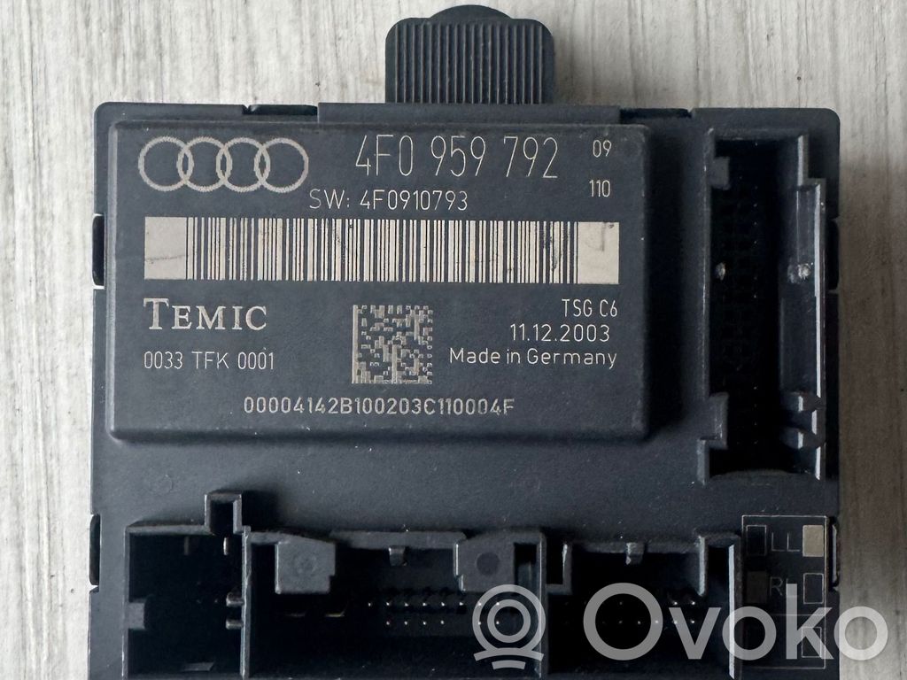Audi A6 S6 C6 4F Türsteuergerät 