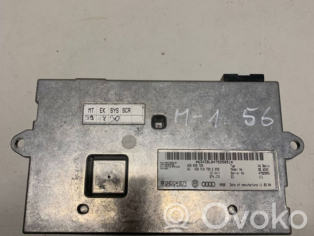 Unidad de control MMI   4E0035729,4E0910729E