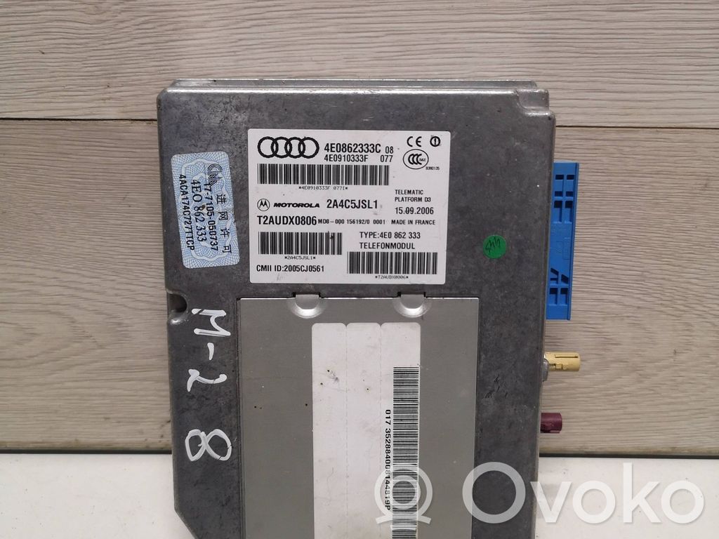 Unidad de control/módulo del teléfono   4E0862333C,4E0910333F,2A4C5JSL1