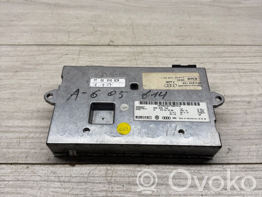 MMI control unit   4E0035729,4F0910729
