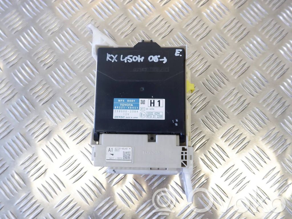 Lexus RX III Módulo de confort/conveniencia 