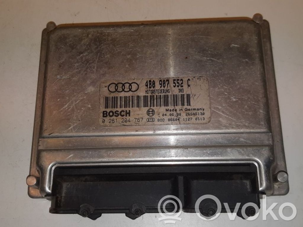 Engine control unit/module   4B0907552C,0261204767