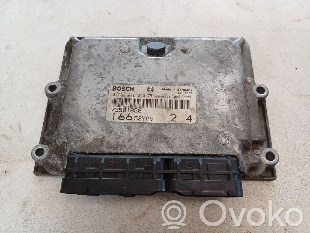 Engine control unit/module   0281010340,73501858
