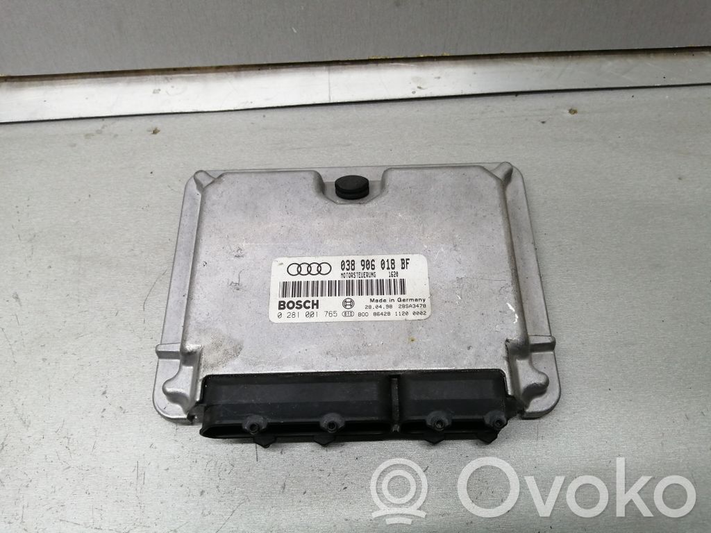 Engine control unit/module   038906018BF,0281001765