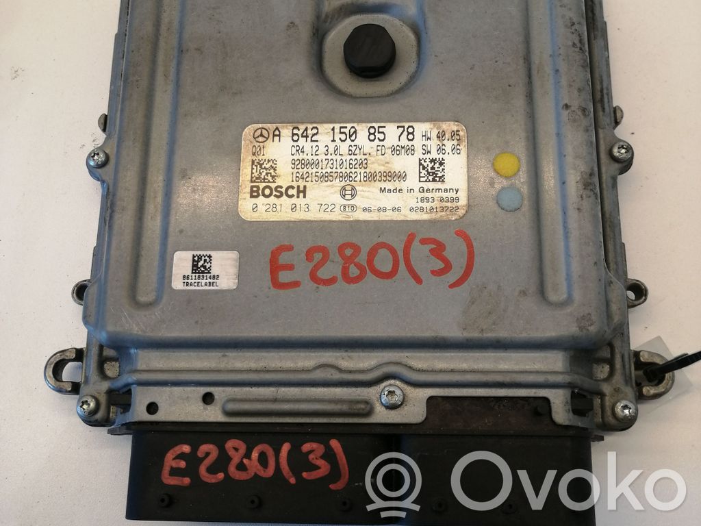 Engine control unit/module   A6421508578,0281013722