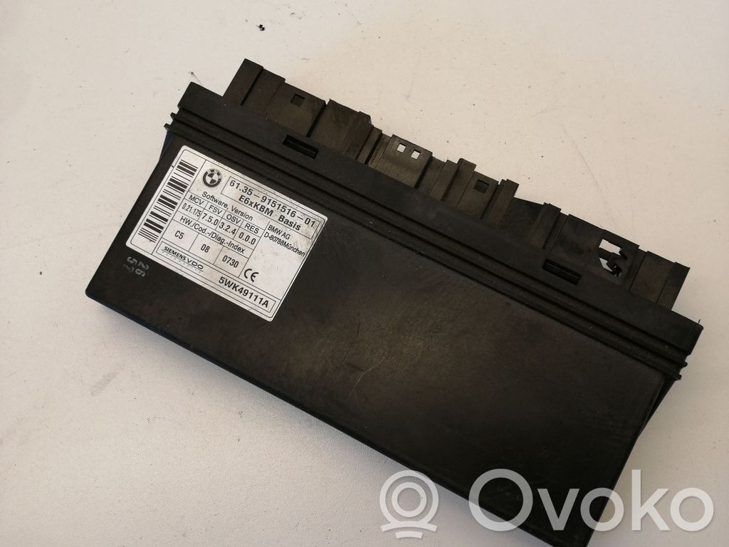 BMW 5 E60 E61 Komforto modulis 