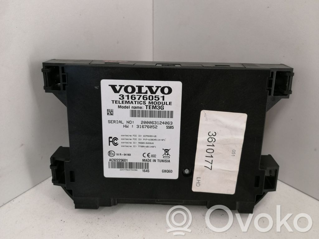 Volvo XC60 Phone control unit/module 