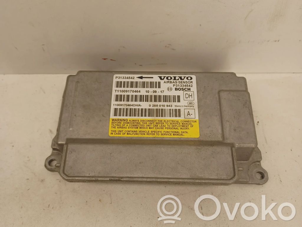 Volvo V60 Airbag control unit/module 