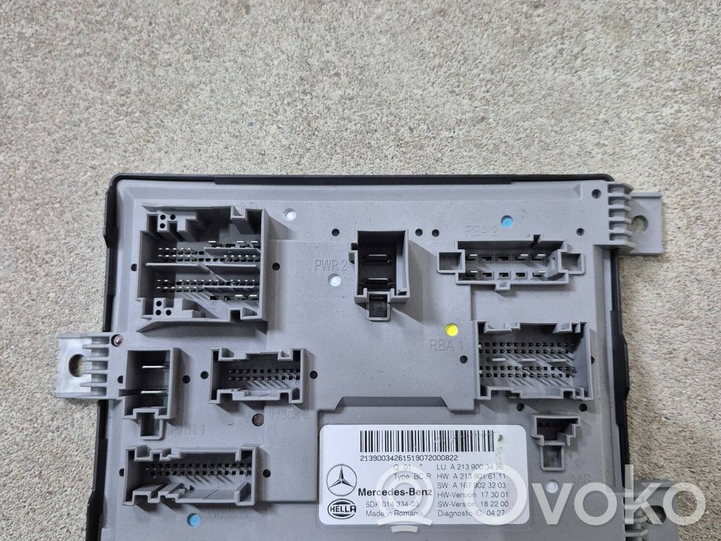 Mercedes-Benz E W213 Altre centraline/moduli 