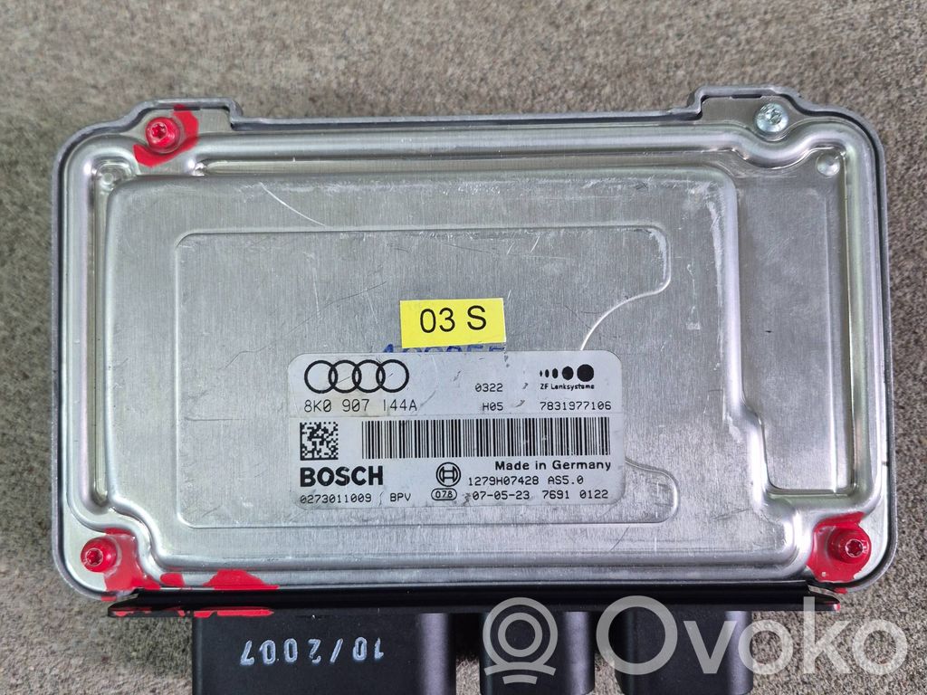 Audi A4 S4 B8 8K Steering rack control module 