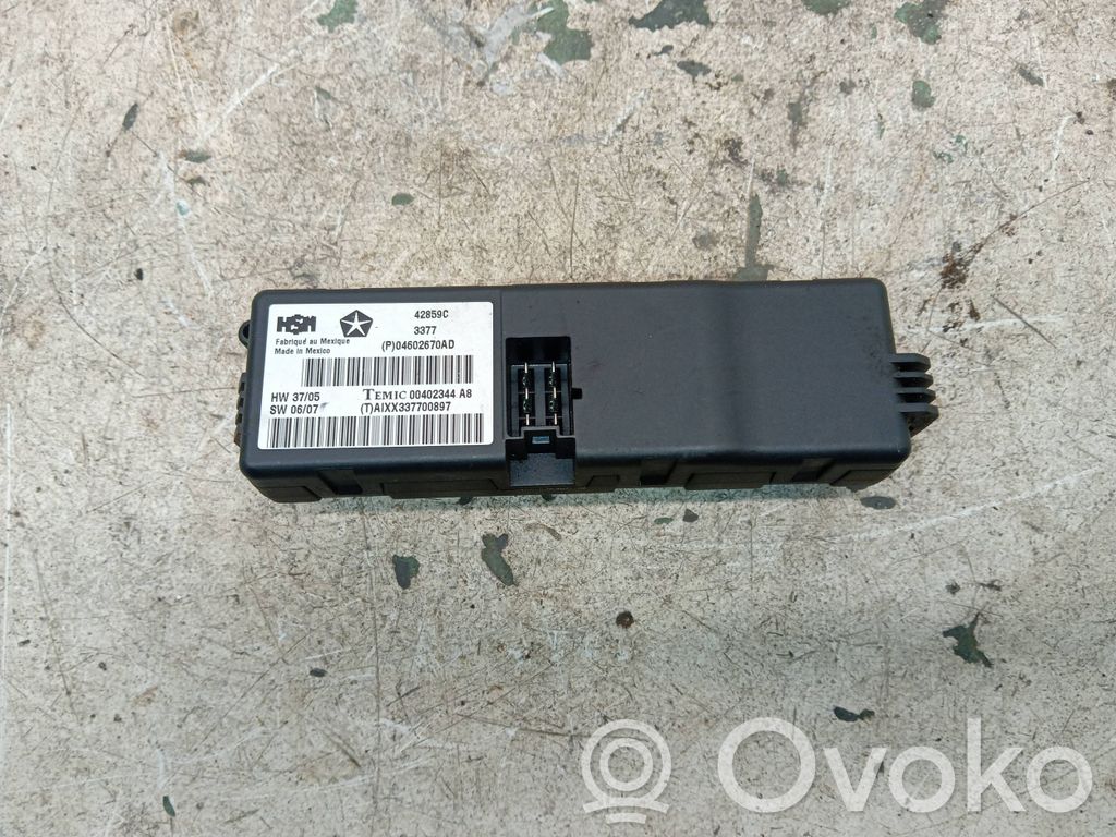 Module de commande de siège   04602670AD,00402344A8,42859C