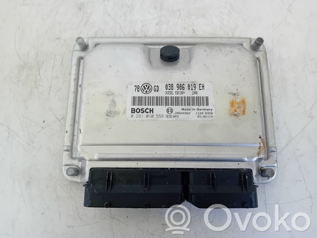 Engine control unit/module   038906019EH,28SA4960,0281010558
