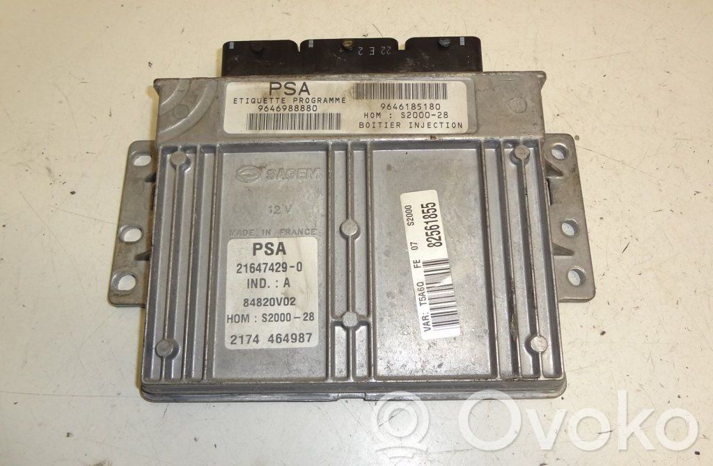 Peugeot 307 Engine control unit/module 