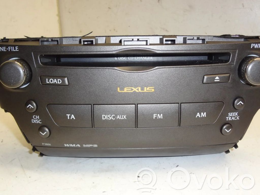 Lexus IS 220D-250-350 Unidad delantera de radio/CD/DVD/GPS 