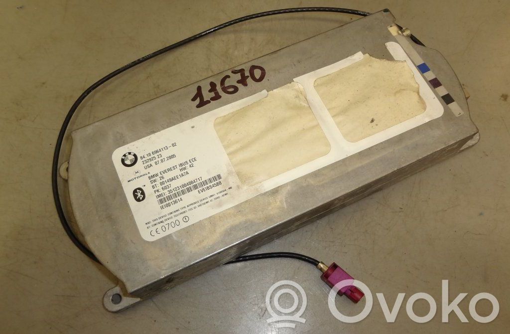BMW X5 E53 Tālruņa vadības bloks 