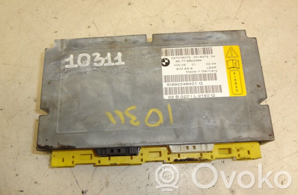 BMW 7 E65 E66 Airbag control unit/module 