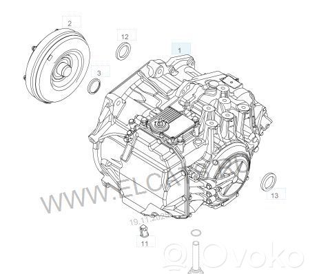 Opel Zafira B Caja de cambios automática 