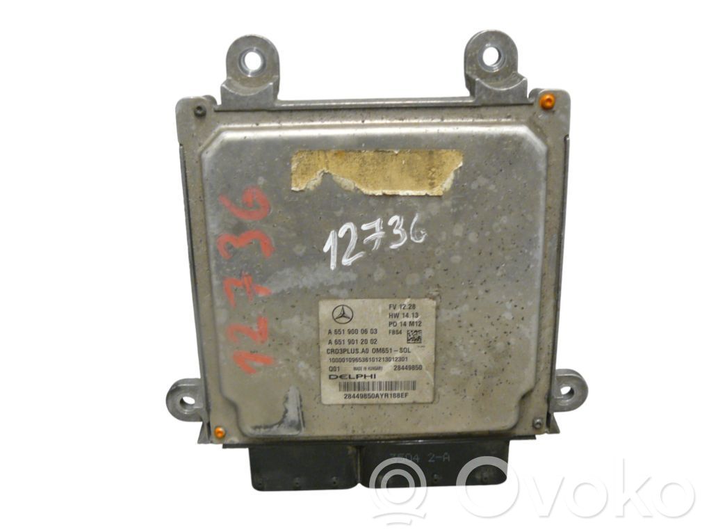Mercedes-Benz C W205 Engine control unit/module 