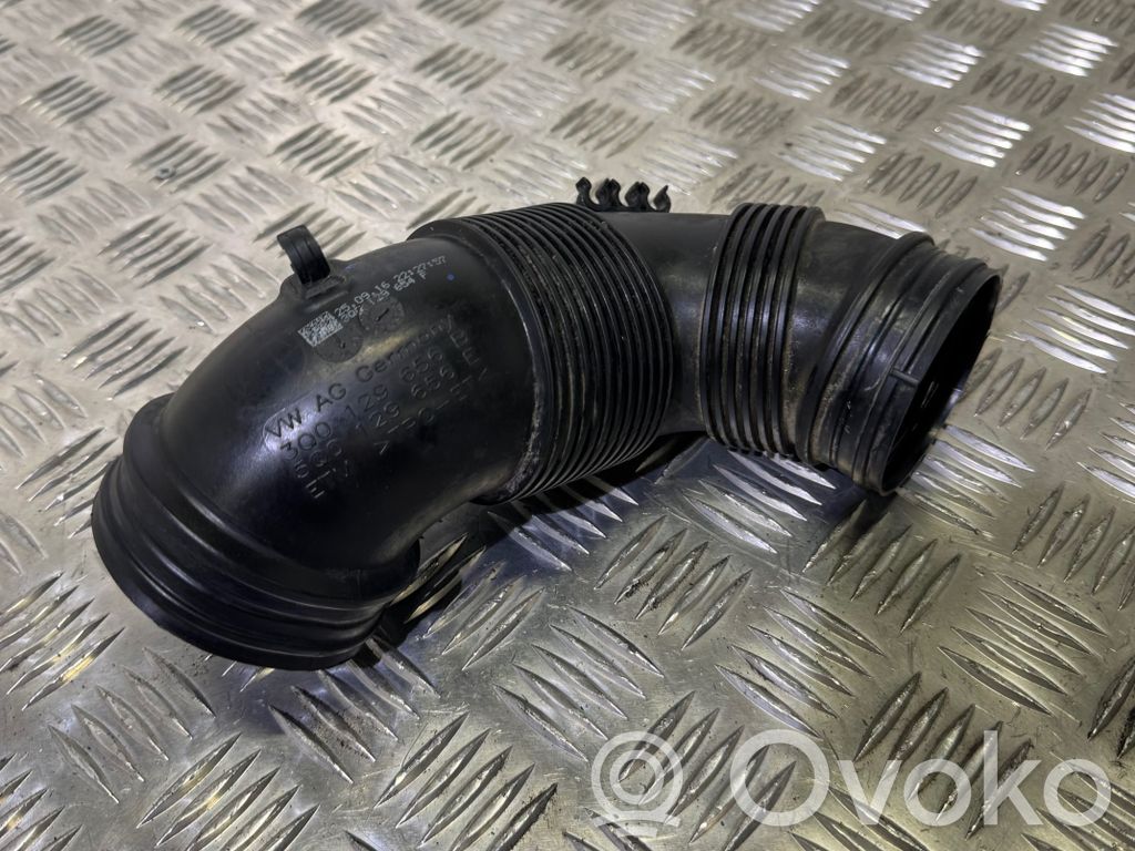 Rura / Wąż dolotowy powietrza turbiny   3Q0129656B,5Q0129656E
