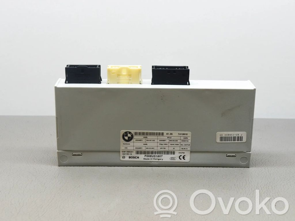 BMW 4 F36 Gran coupe Tailgate/trunk control unit/module 