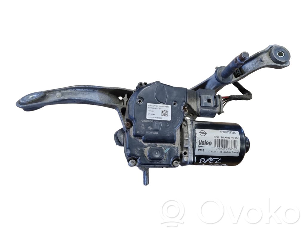 Opel Zafira C Mechanizm i silniczek wycieraczek szyby przedniej / czołowej 