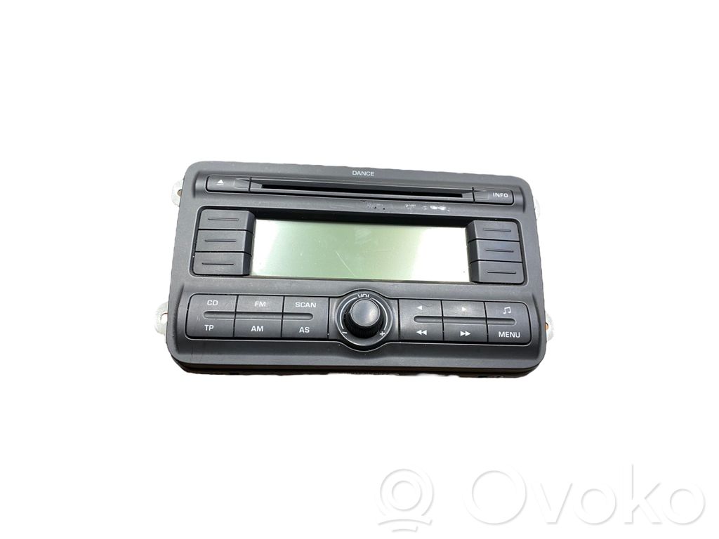 Skoda Fabia Mk2 (5J) Panel / Radioodtwarzacz CD/DVD/GPS 