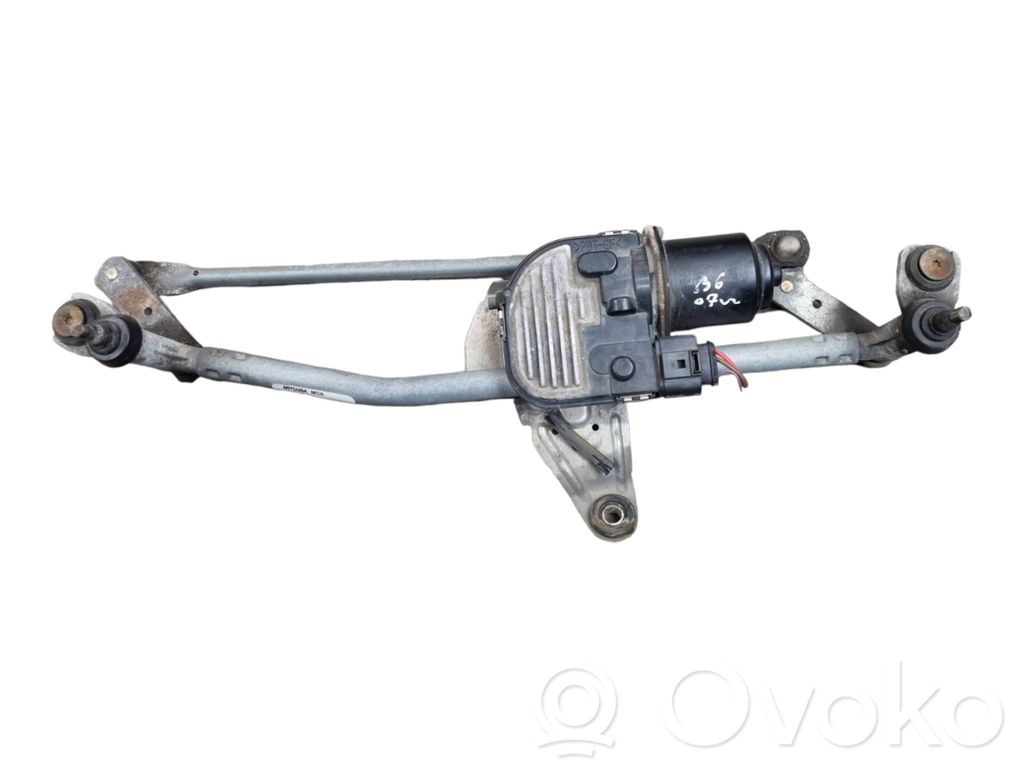 Volkswagen PASSAT B6 Mechanizm i silniczek wycieraczek szyby przedniej / czołowej 