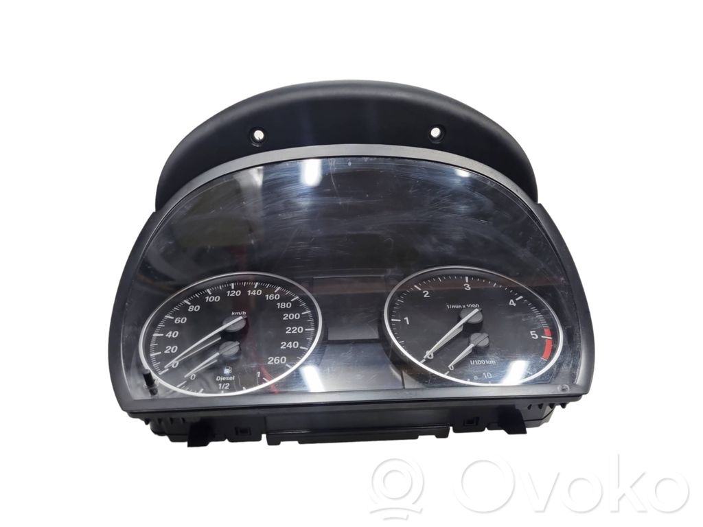 BMW 3 E90 E91 Spidometrs (instrumentu panelī) 