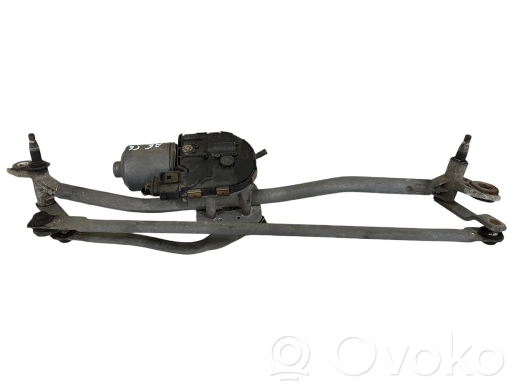 Audi A6 S6 C6 4F Motor y varillaje del limpiaparabrisas delantero 